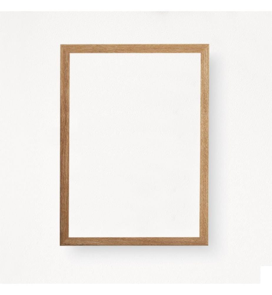 Cadre, Naturel, 100% MDF, Cadre en plastique