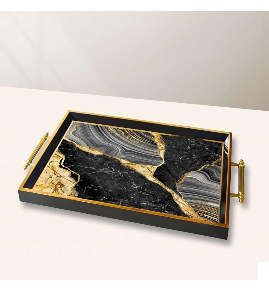 Plateau, Multicolore, 100% VERRE