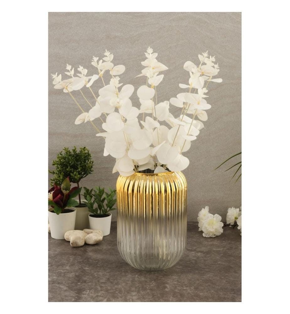 Vase, Or, 100% VERRE