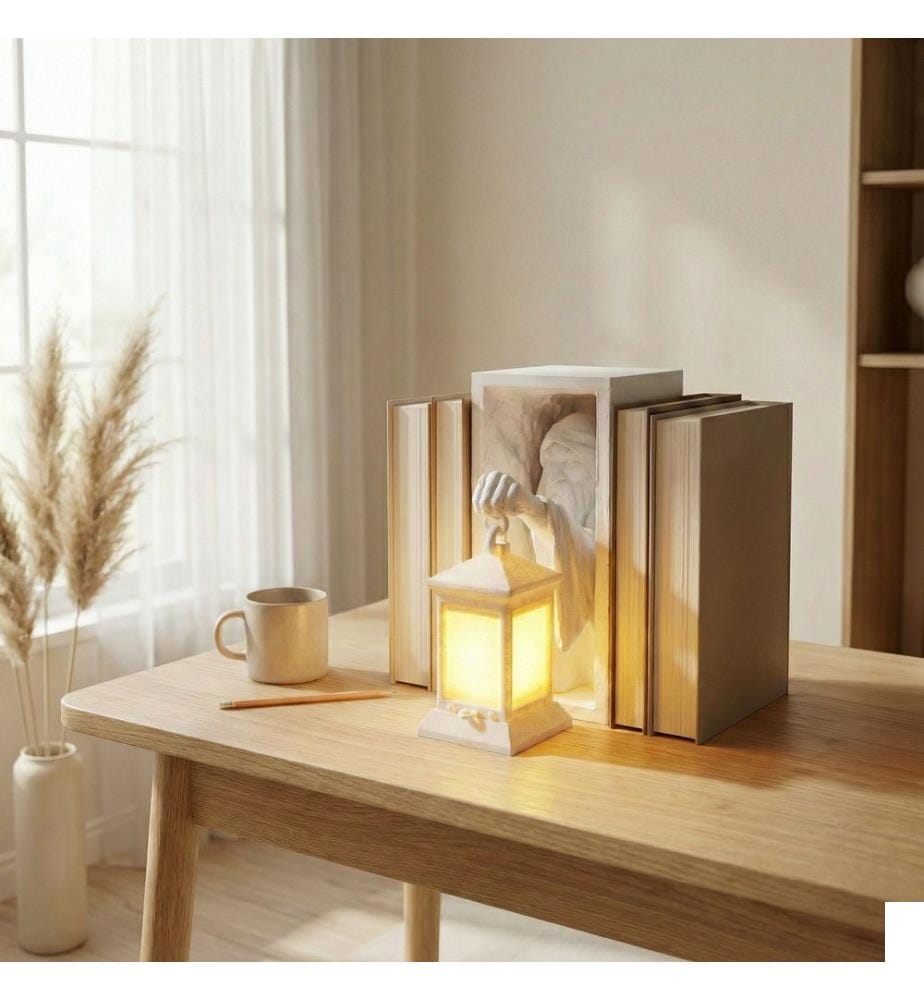 Serre-livres en plastique, blanc, 100% BIOPLASTIQUE