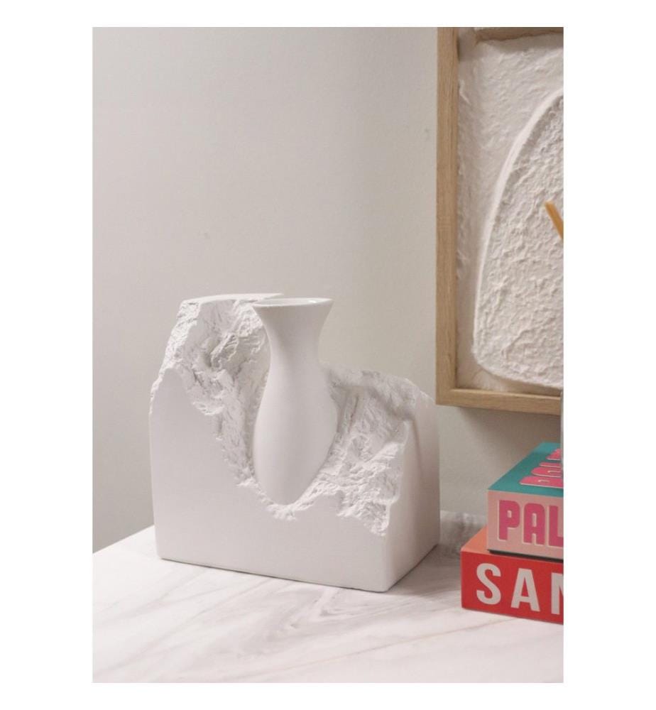 Vase, Blanc, 100% CERAMIQUE