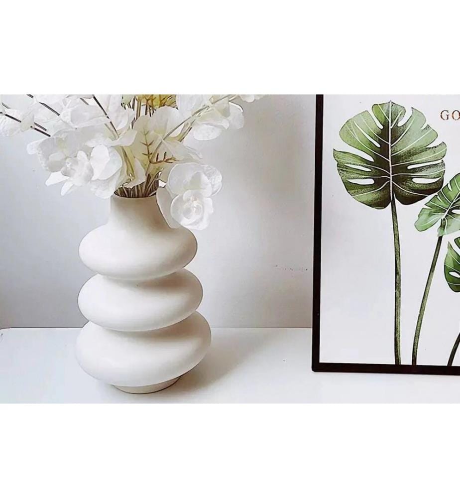 Vase, Crème, 100% CERAMIQUE
