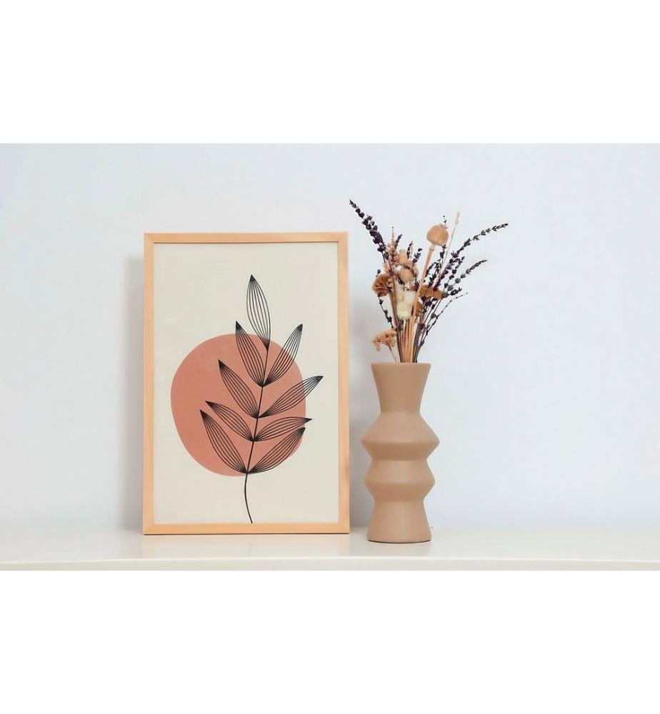 Vase, brun clair, 100% CERAMIQUE