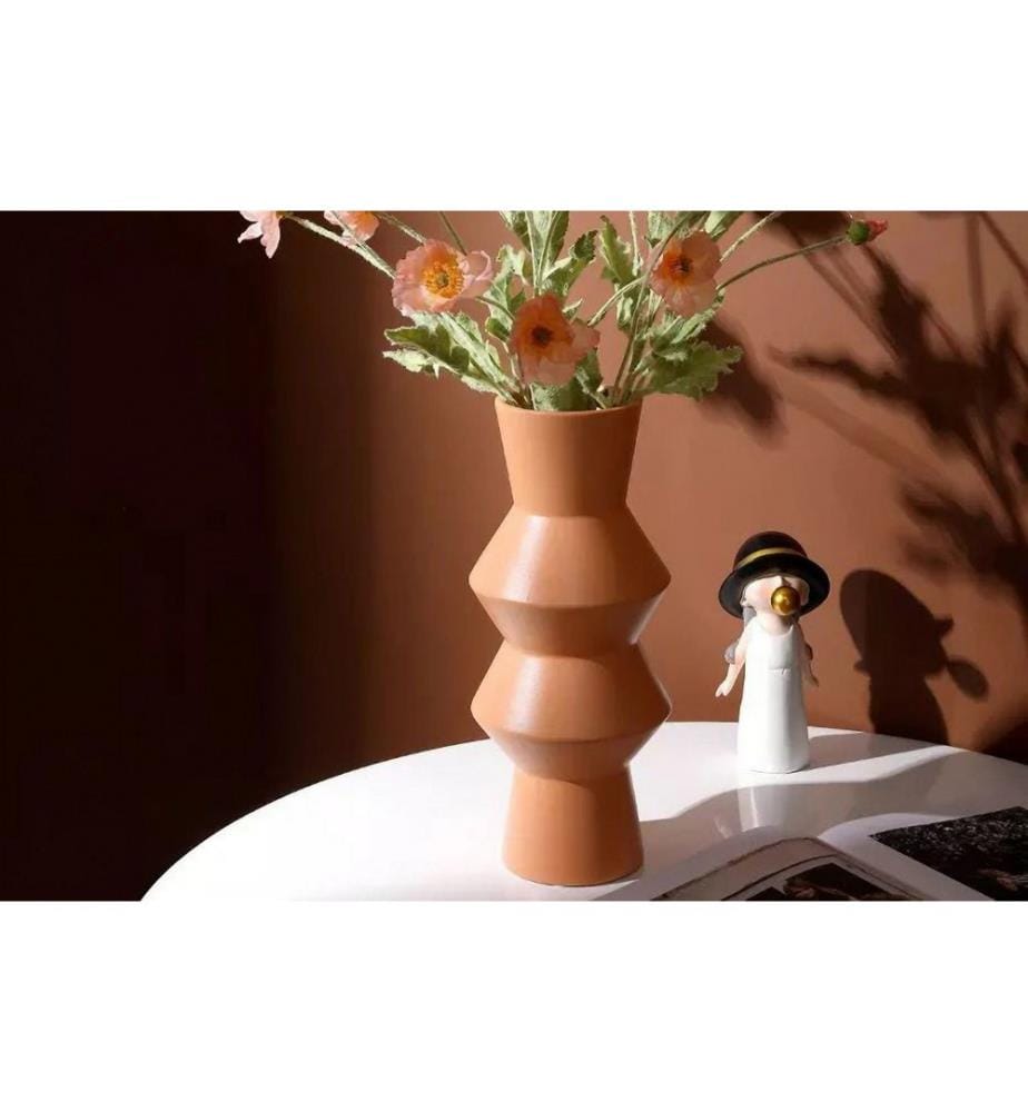 Vase, Orange, 100% CERAMIQUE