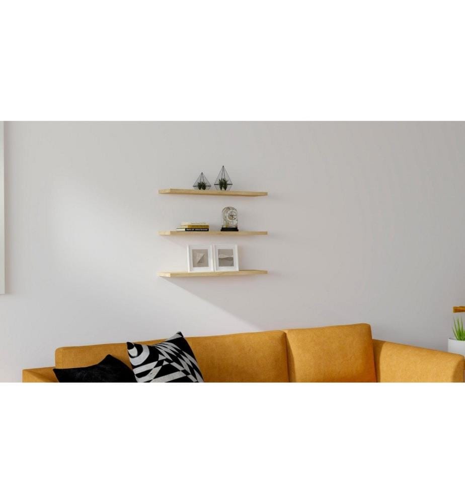 Etagère murale, Saphir, panneau de particules mélaminé