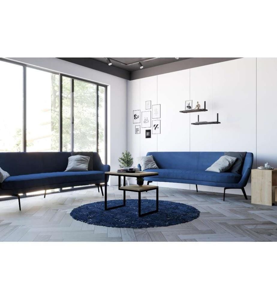 Table basse, Saphir, panneau de particules mélaminé