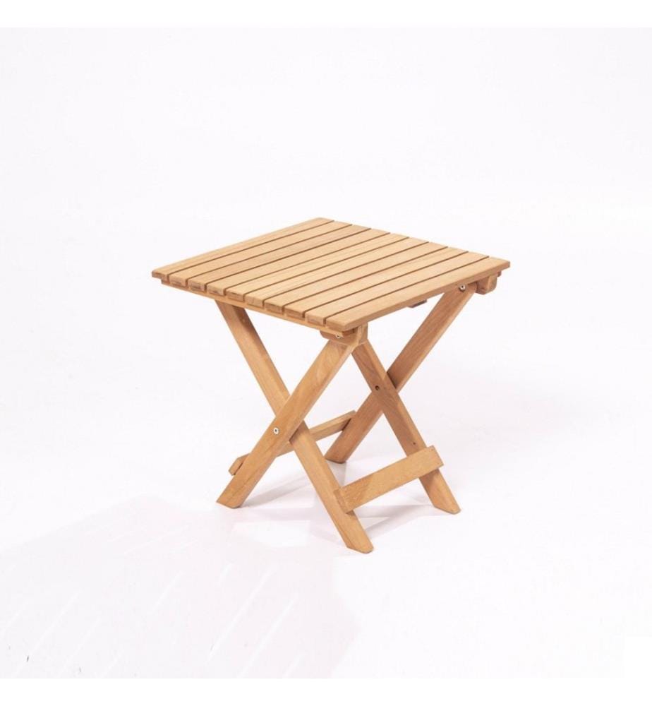 Table basse de jardin, marron, bois de hêtre, sans vernis