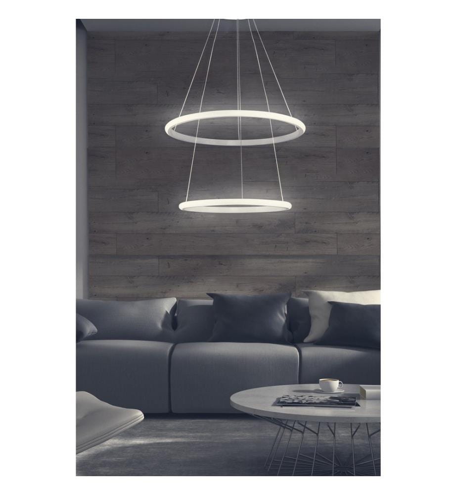 Lustre, blanc, corps en Aliminium