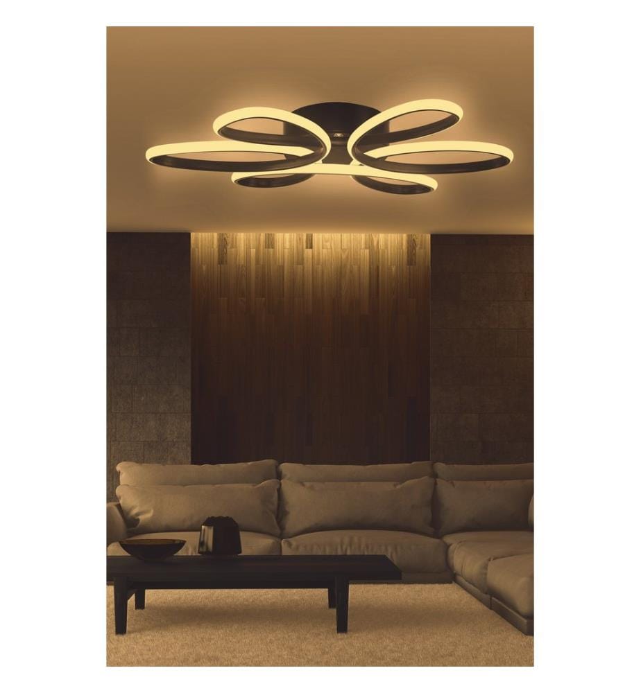 Lustre, noir, corps en aluminium