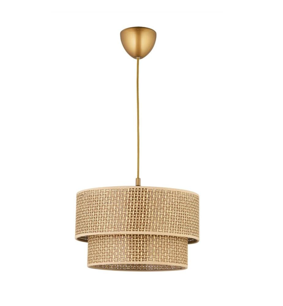 Lustre, brun, corps en plastique