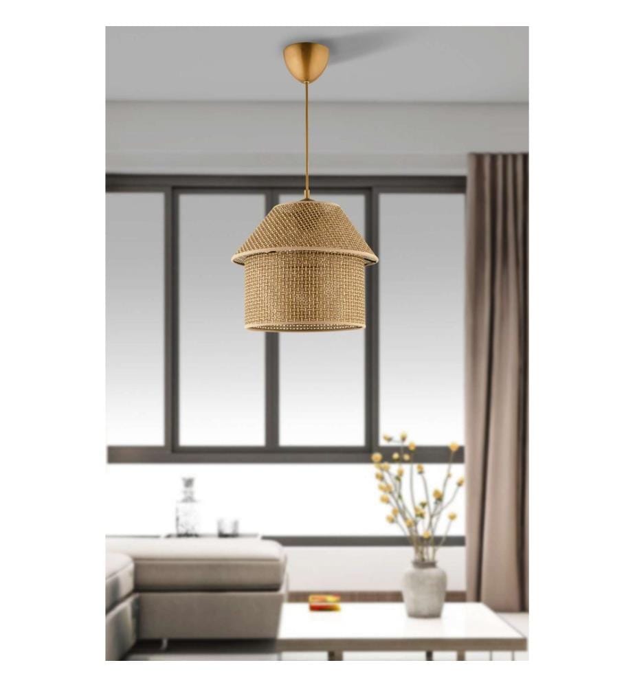 Lustre, beige, or, boîtier en plastique
