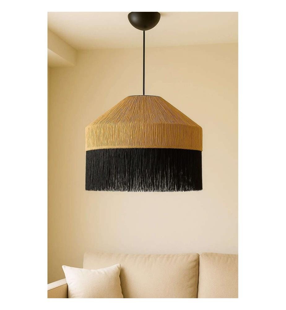 Lustre, beige, noir, boîtier en plastique