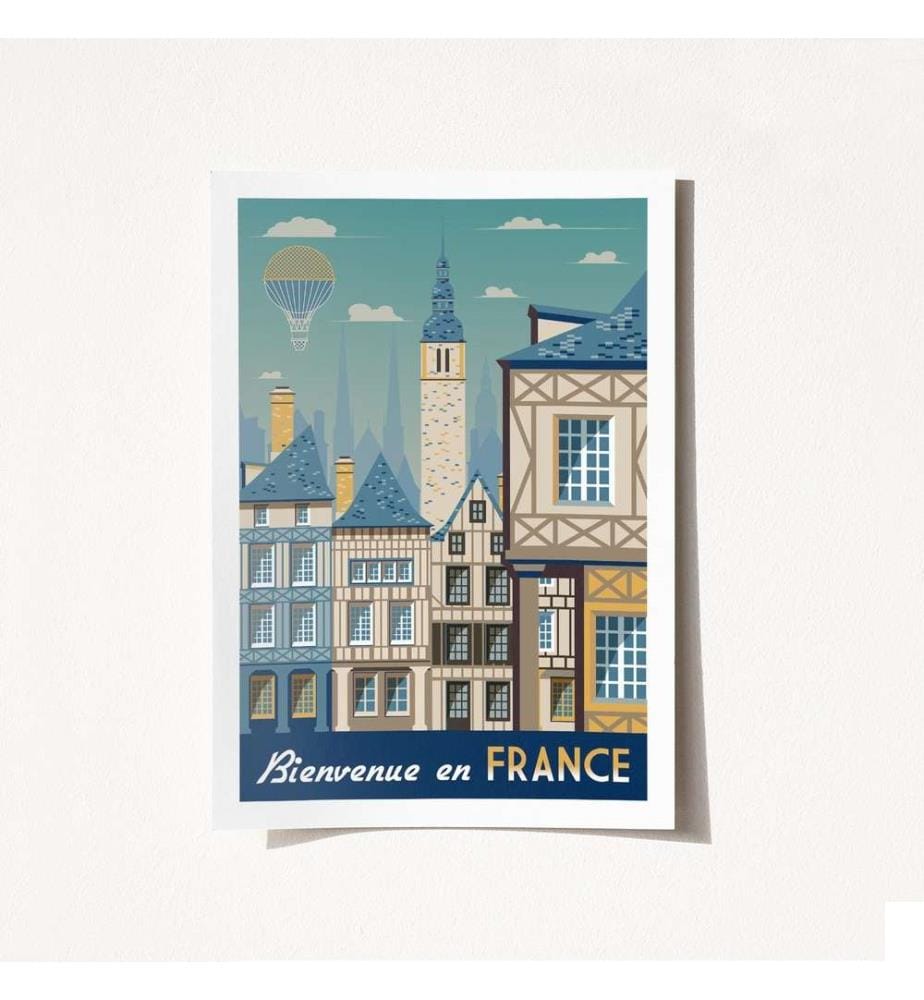 Poster A3, Multicolore, 100% Satin Mat