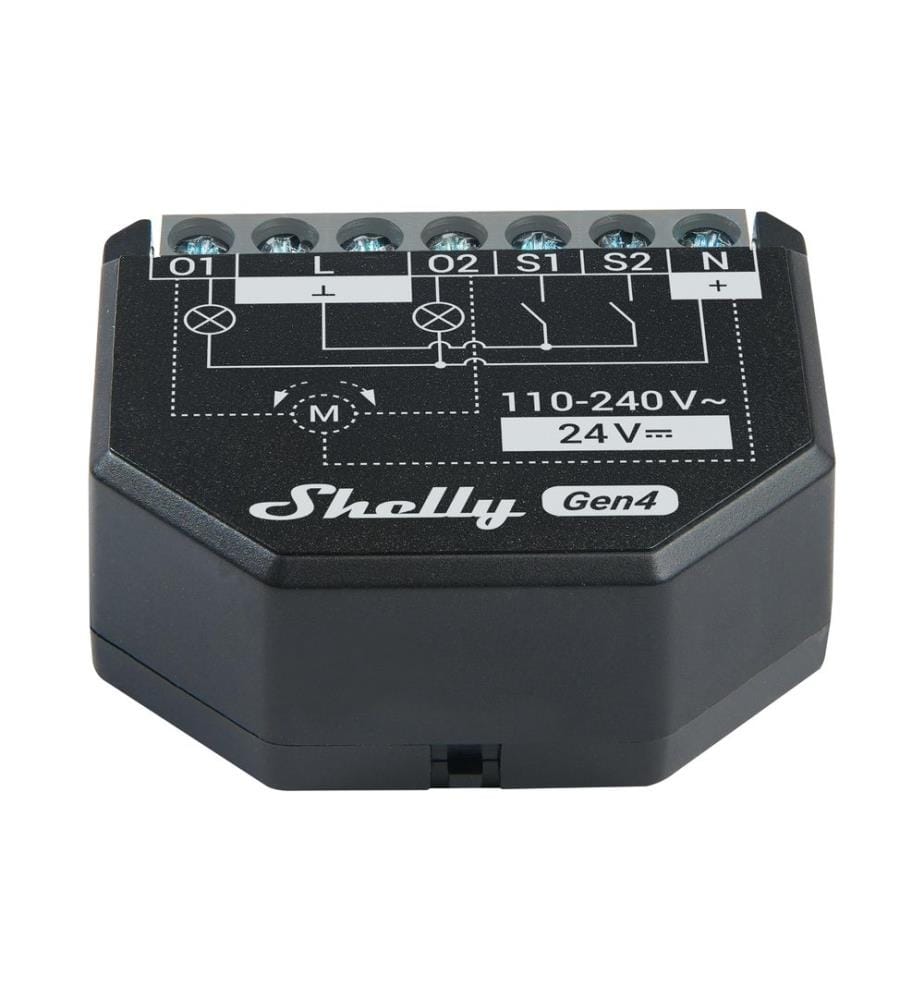 SHELLY - 2PM Gen4 Commutateur WiFi Matter