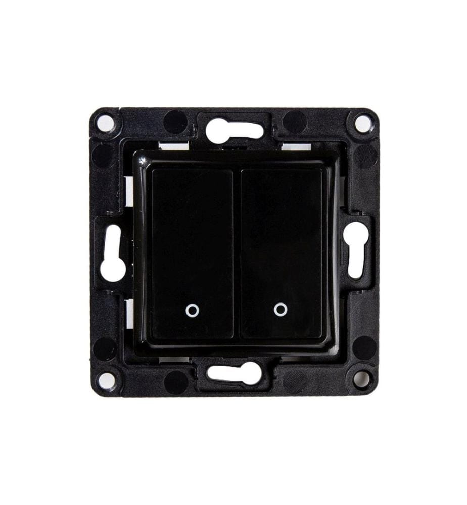 SHELLY - SHELLY - Wall Switch 2 noir