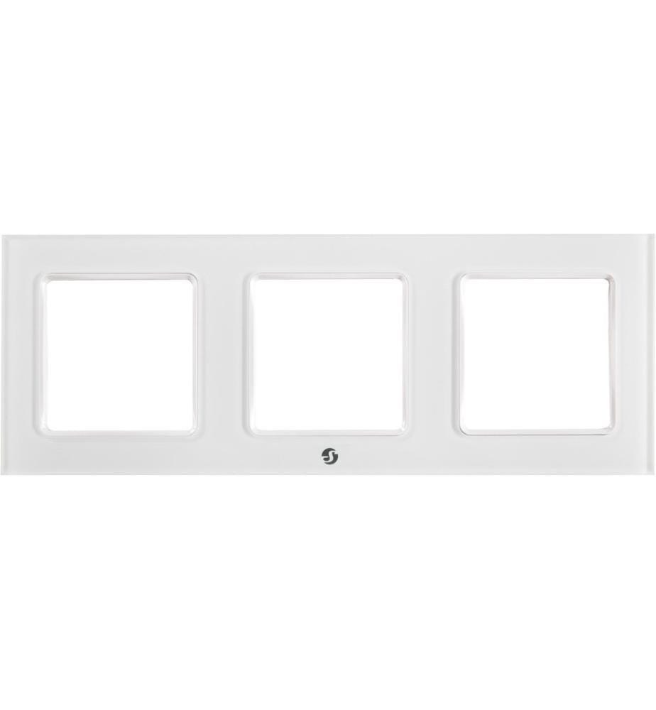 SHELLY - Wall Frame 3 pour SHELLY - Wall Switch blanc