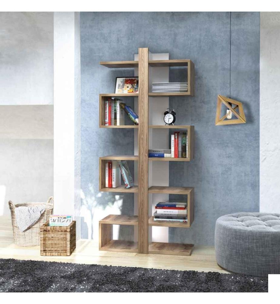 Bibliothèque, chêne, panneau de particules mélaminé
