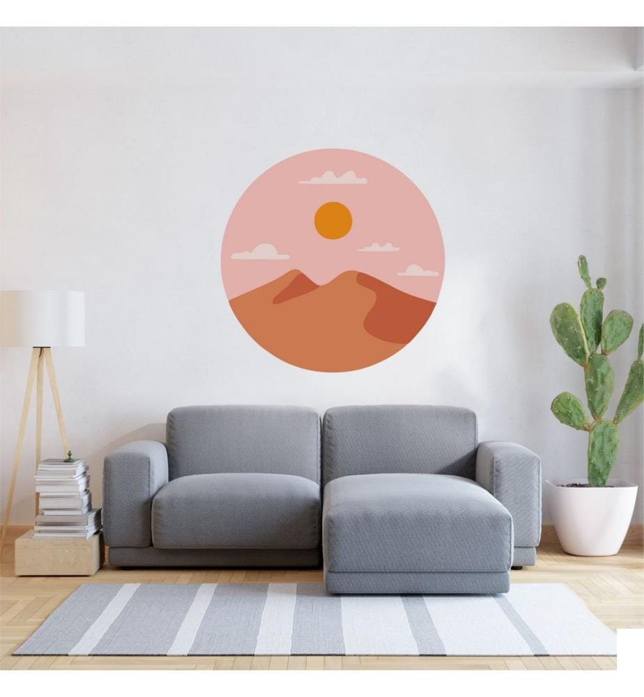 Autocollant mural décoratif, multicolore, VINYLE