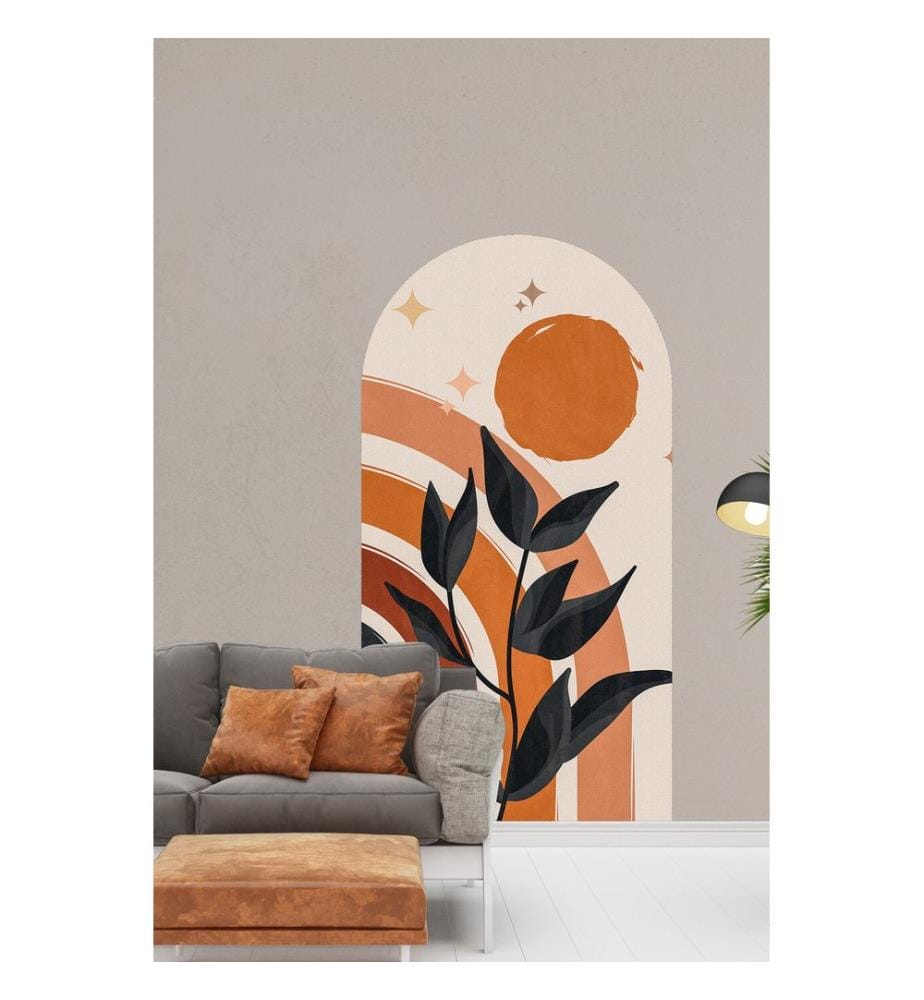 Autocollant mural décoratif, multicolore, 100 % PVC
