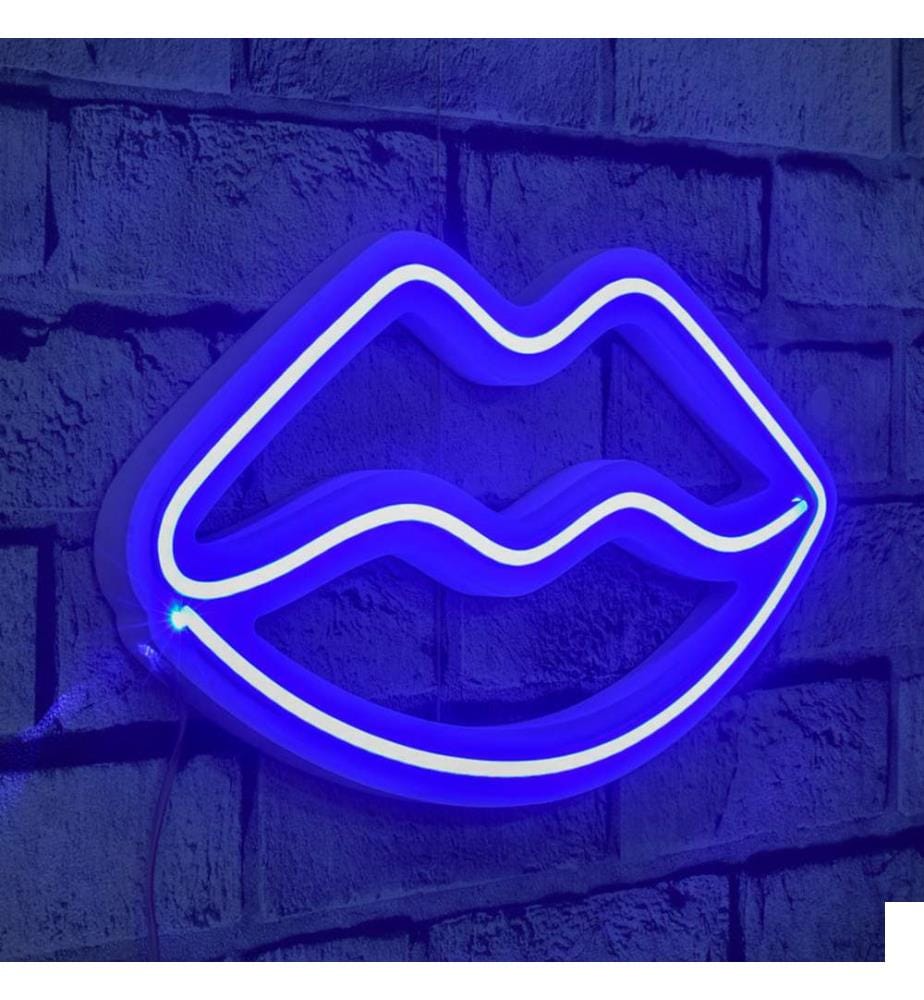 Éclairage décoratif à LED en plastique, bleu, bandes de néon flexibles, tension de service 12 V