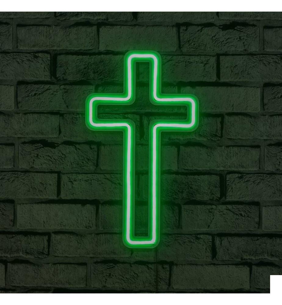 Éclairage décoratif à LED en plastique, vert, bandes de néon flexibles, tension d'alimentation 12 V