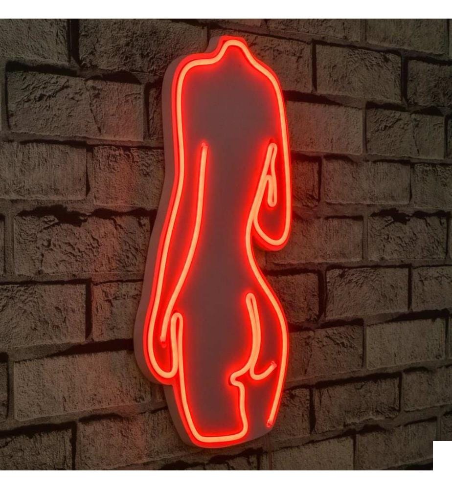 Éclairage décoratif à LED en plastique, rouge, bandes de néon flexibles, tension d'alimentation 12 V