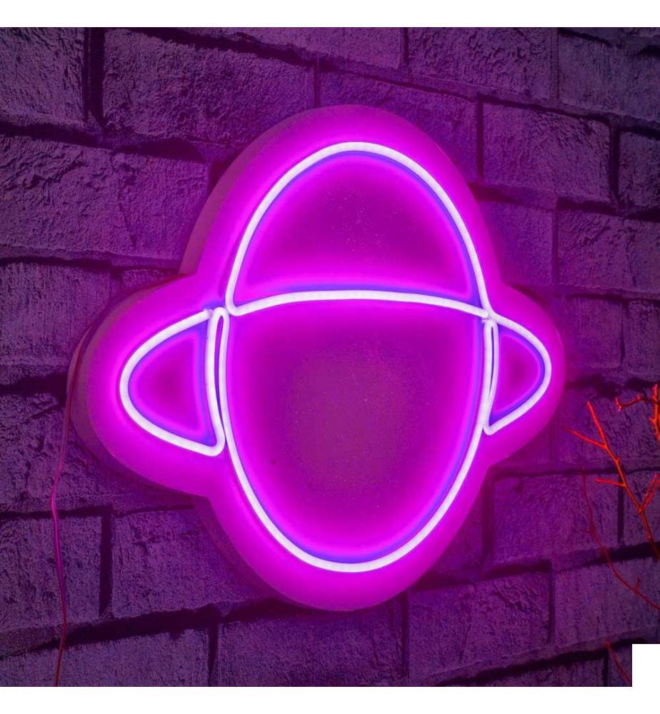 Éclairage décoratif à LED en plastique, rose, bandes de néon flexibles, tension d'alimentation 12 V