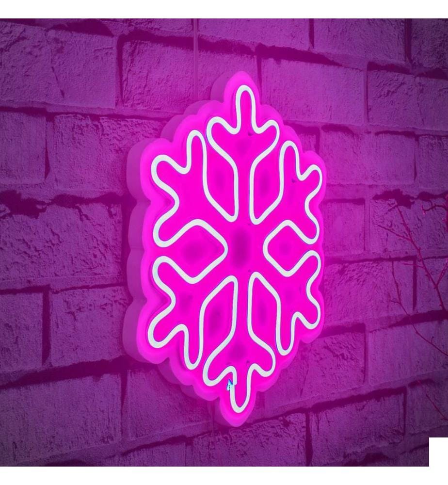 Éclairage décoratif à LED en plastique, rose, bandes de néon flexibles, tension d'alimentation 12 V