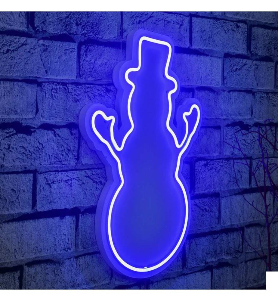 Éclairage décoratif à LED en plastique, bleu, bandes de néon flexibles, tension d'alimentation 12 V