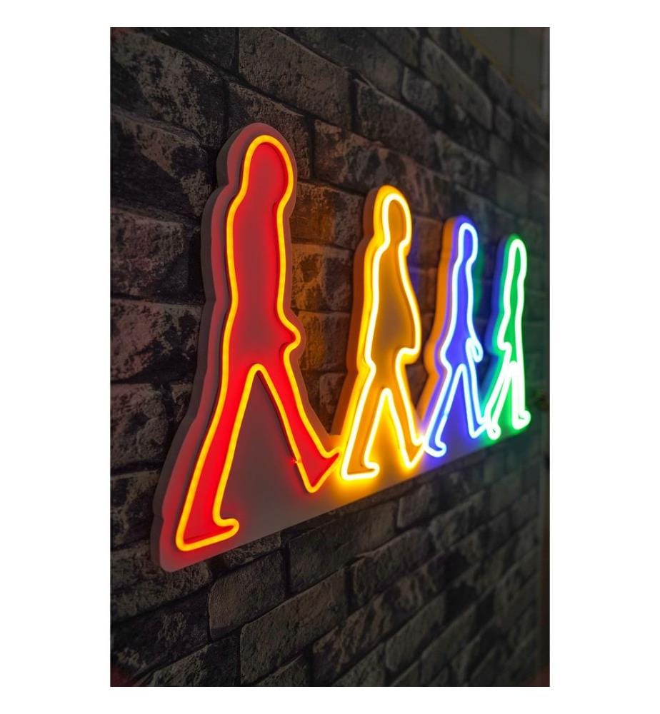 Éclairage décoratif à LED en plastique, multicolore, bandes de néon flexibles, tension d'alimentation 12 V