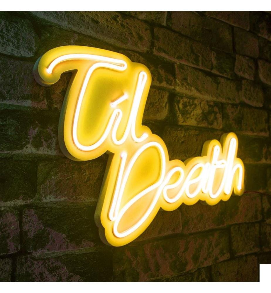 Éclairage décoratif à LED en plastique, jaune, bandes de néon flexibles, tension d'alimentation 12 V