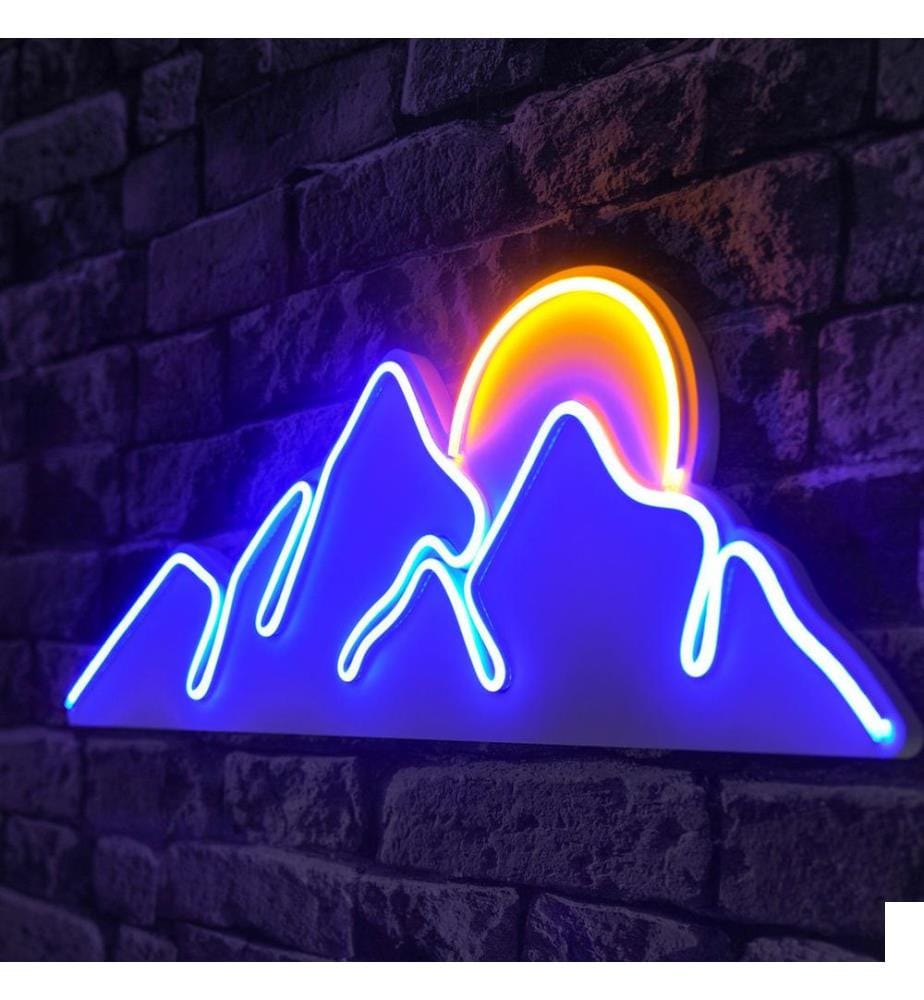 Éclairage décoratif à LED en plastique, bleu, jaune, bandes de néon flexibles, tension d'alimentation 12 V