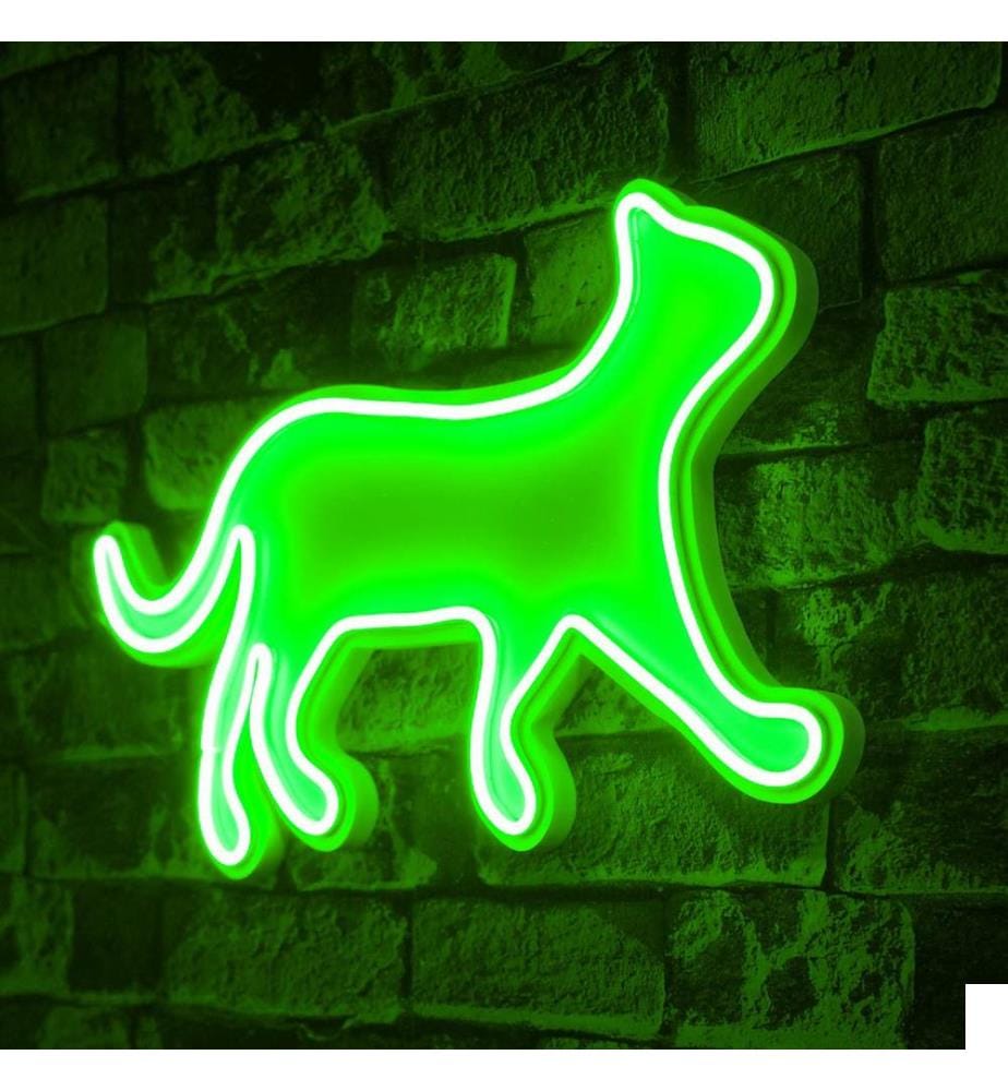Éclairage décoratif à LED en plastique, vert, bandes de néon flexibles, tension d'alimentation 12 V
