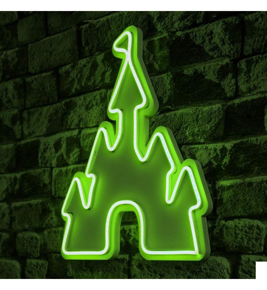 Éclairage décoratif à LED en plastique, vert, bandes de néon flexibles, tension d'alimentation 12 V