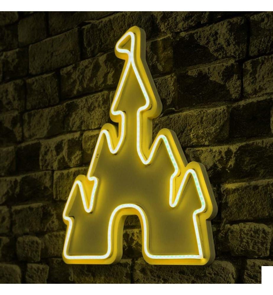 Éclairage décoratif à LED en plastique, jaune, bandes de néon flexibles, tension d'alimentation 12 V