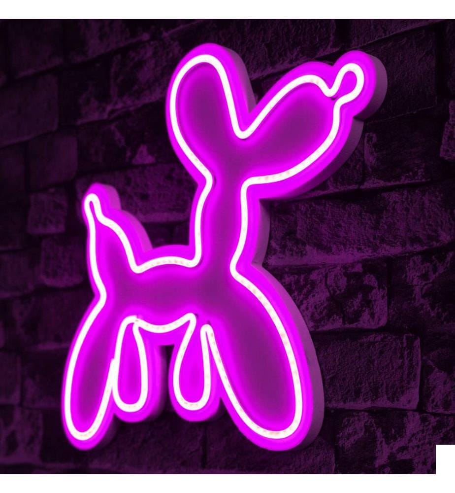 Éclairage décoratif à LED en plastique, rose, bandes de néon flexibles, tension d'alimentation 12 V