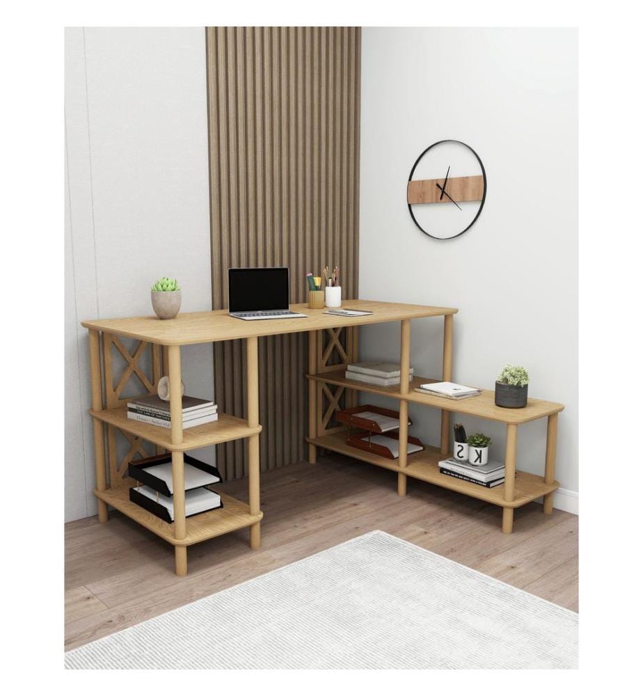 Bureau d'étude, 100 % MDF, chêne