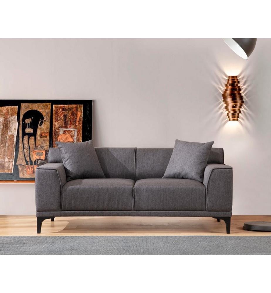 Anthracite, Canapé Lit, Bois Cadre De Hêtre , Panneaux De Bord