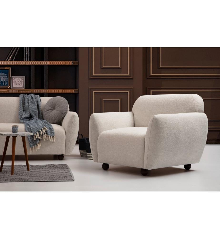 Crème, Chaise De Bistrot, Bois Cadre De Hêtre , Panneau De Friperie