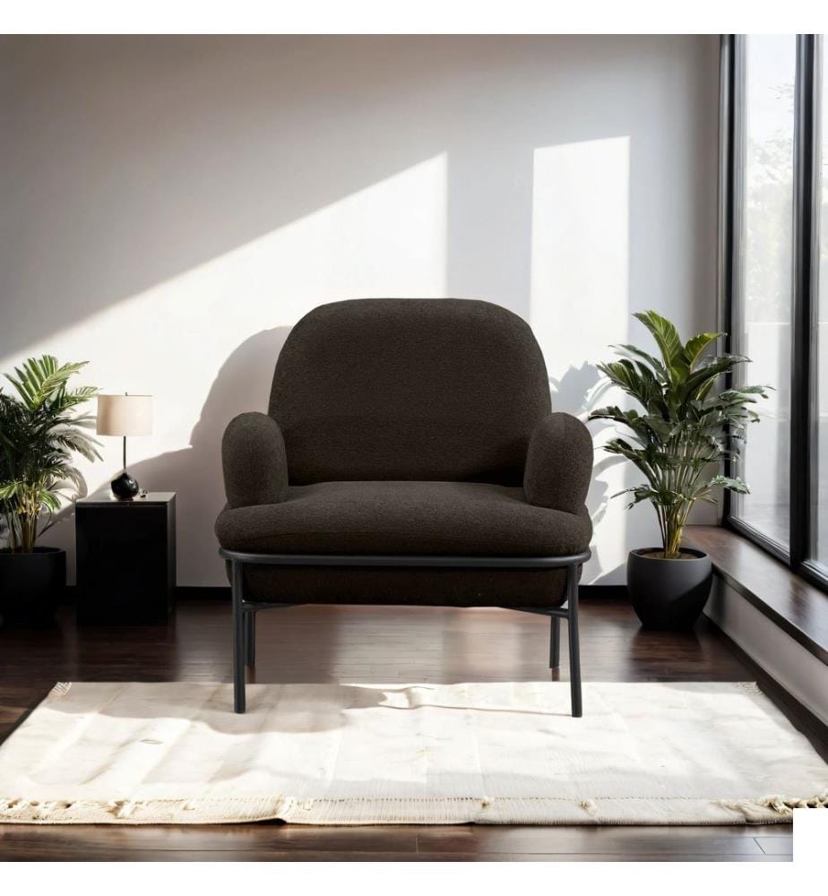 Wing Chair, Anthracite, 100% PLYWOOD