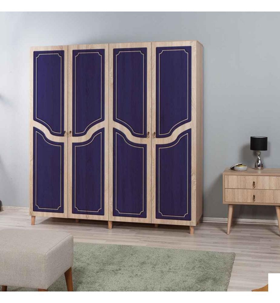 Armoire, chêne Sonoma, panneau de particules mélaminé