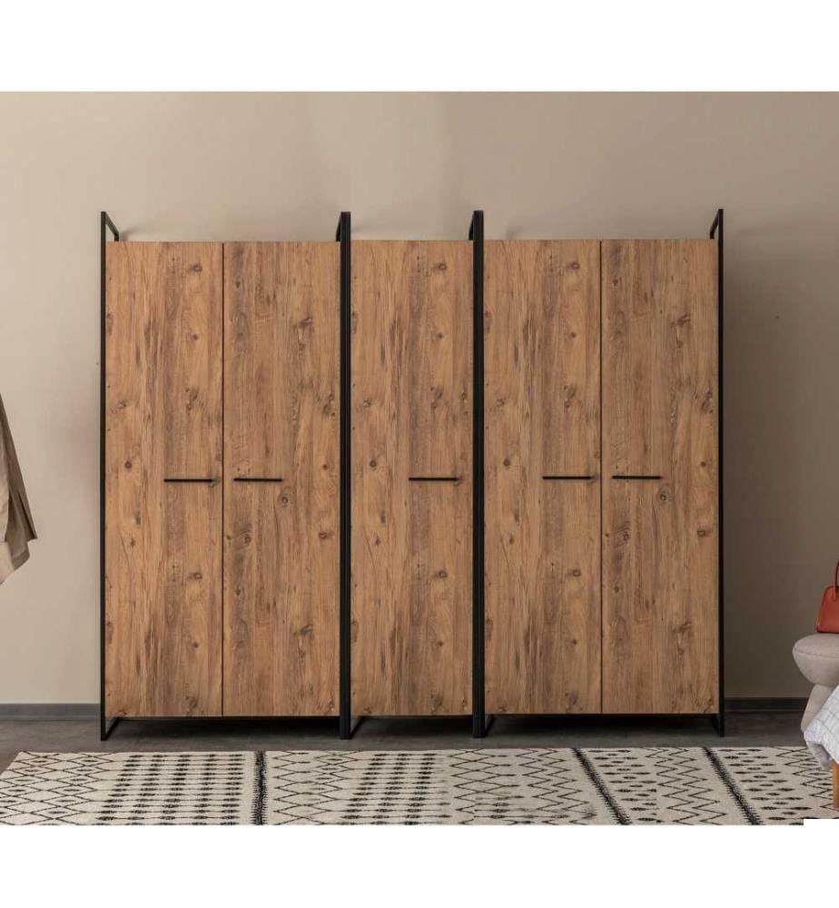 Armoire, pin atlantique, panneau de particules mélaminé