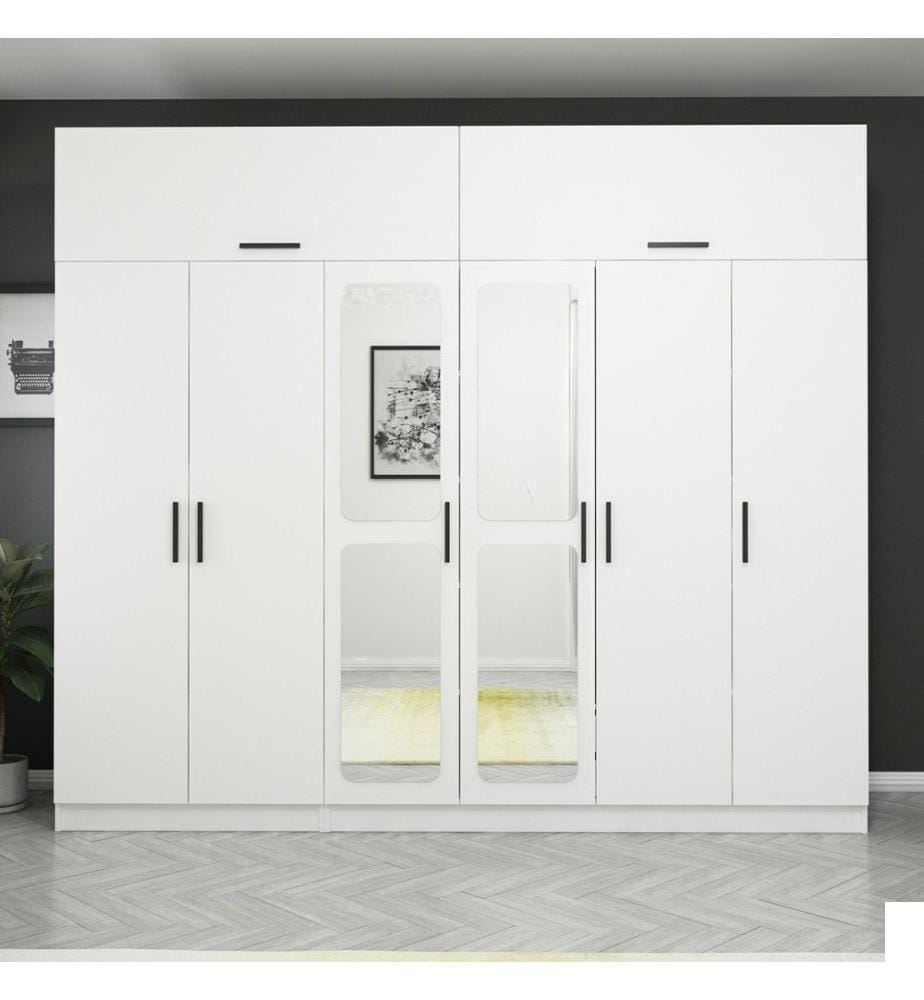 Armoire, blanc, 100 % panneau de particules mélaminé