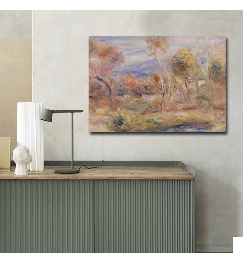 Peinture décorative sur toile, multicolore, 100 % TOILE SUEDE, cadre : 100 % bois
