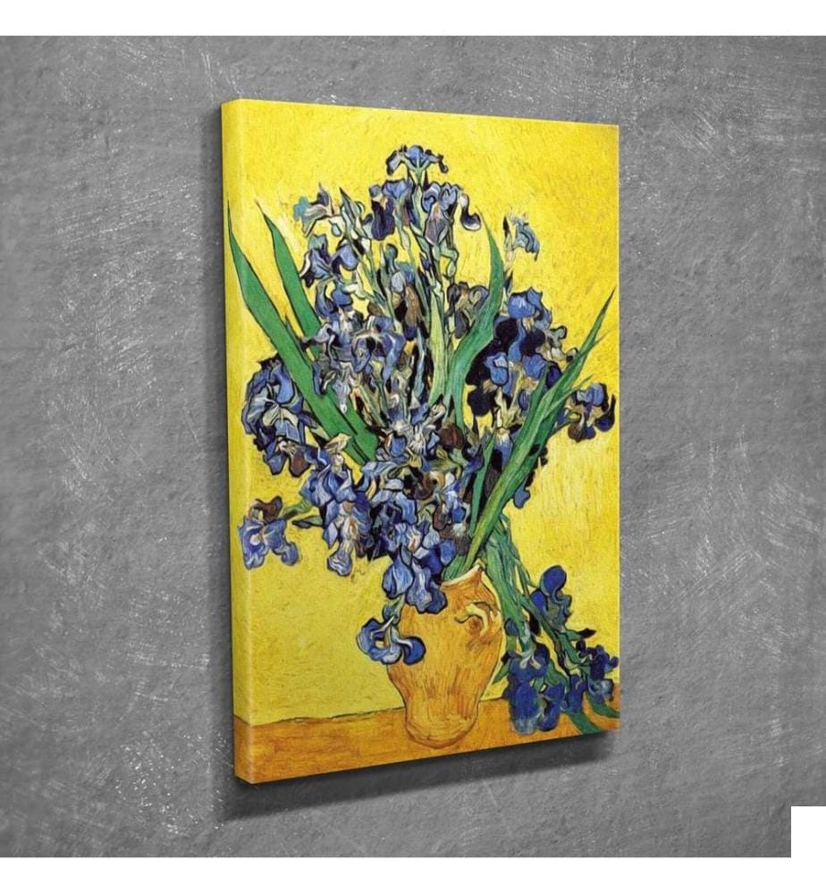 Peinture décorative sur toile, multicolore, 100 % TOILE, cadre : 100 % BOIS