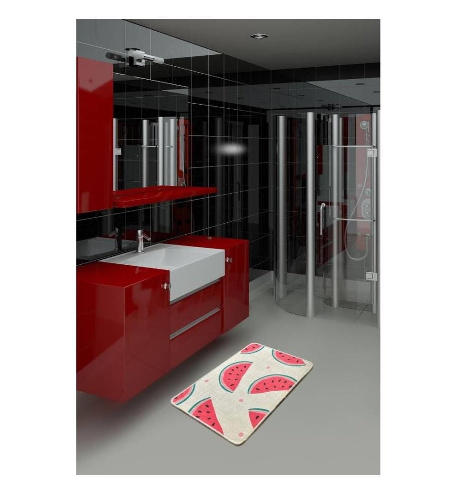 Tapis de bain, Multicolore, Micro Polyamide, Antiallergique