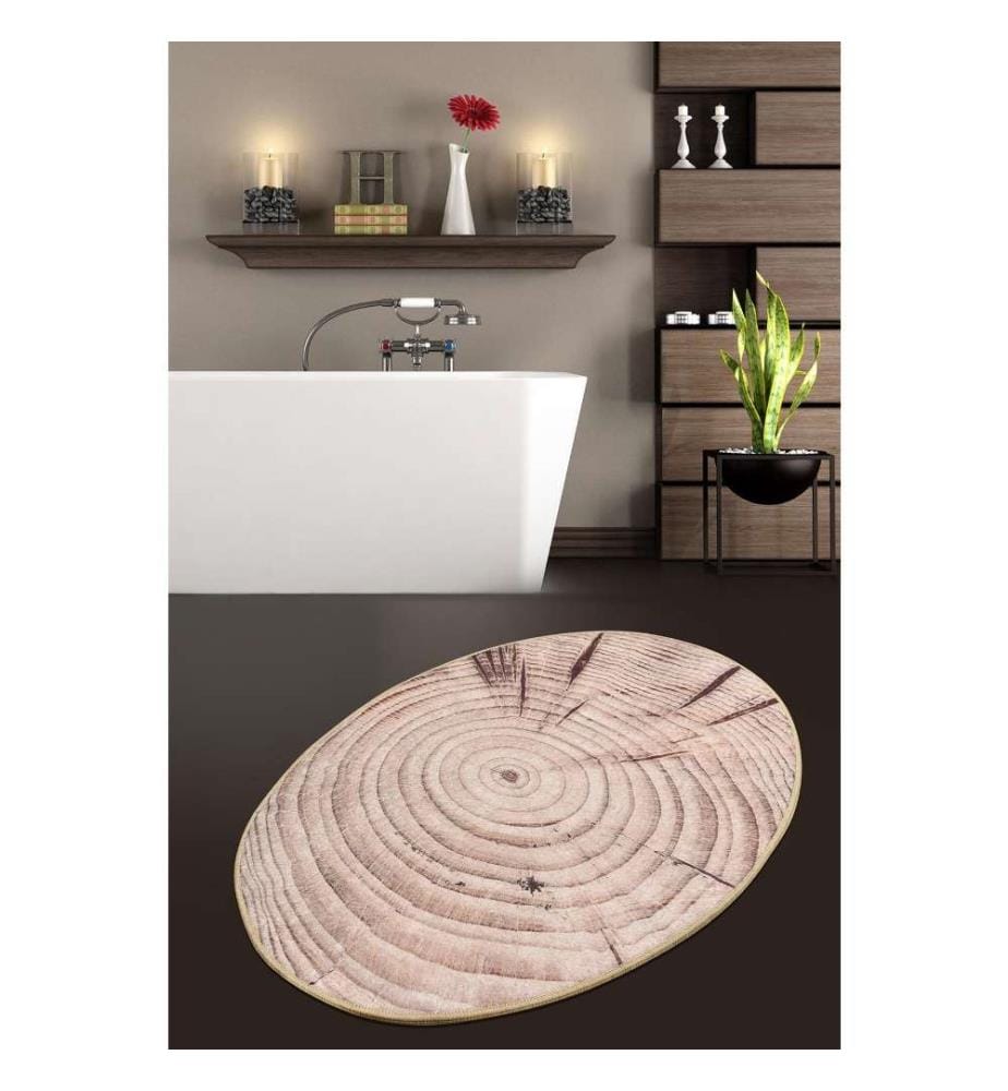Tapis de bain, multicolore, tissu velours, hauteur des poils 10 mm
