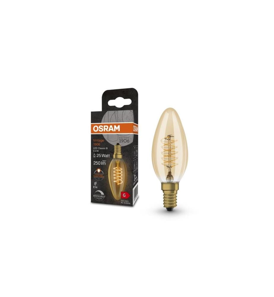 OSRAM - Lampe Vintage 1906 LED DIM Blanc chaud (WW)