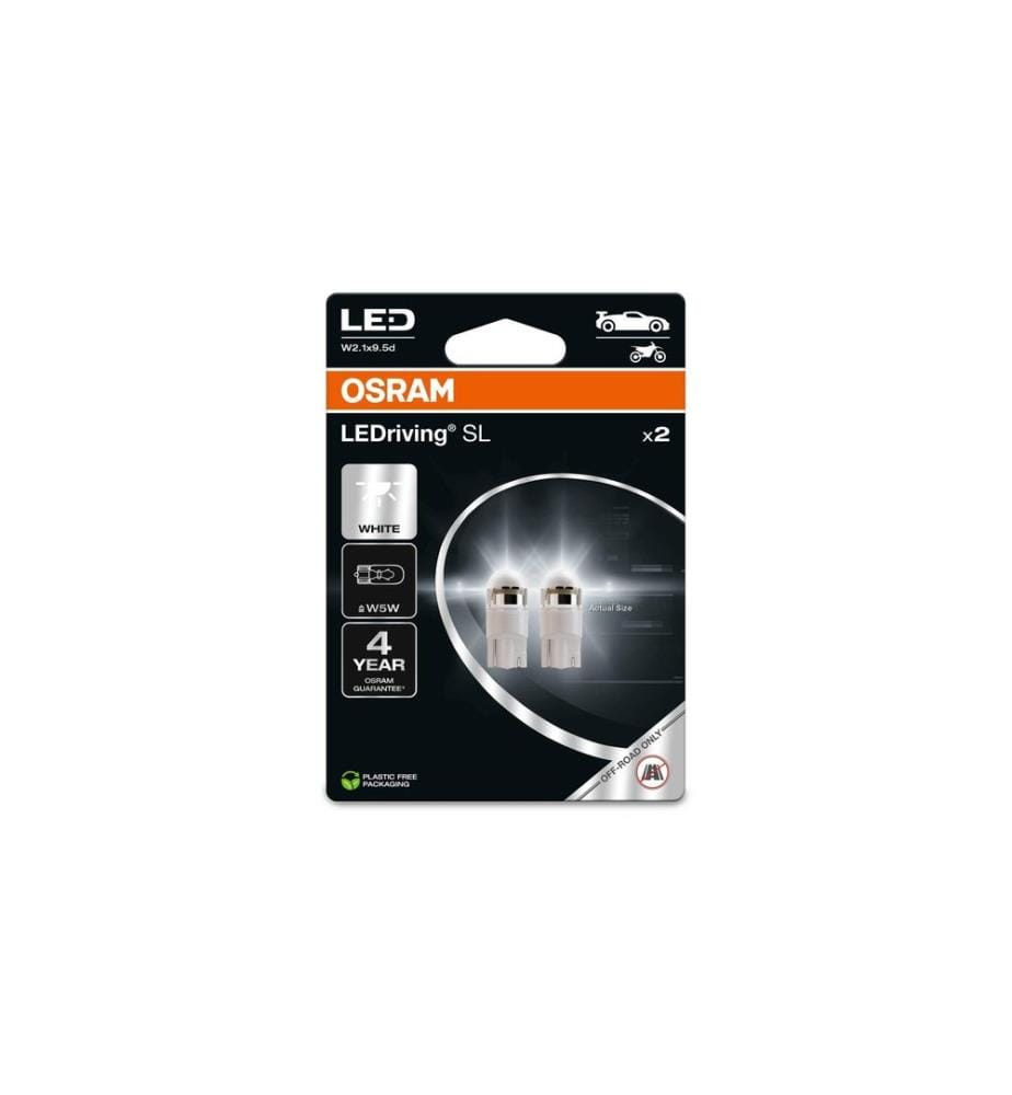 OSRAM - Témoins lumineux LEDriving SL White W5W W2.1 x 9.5d Voiture de tourisme