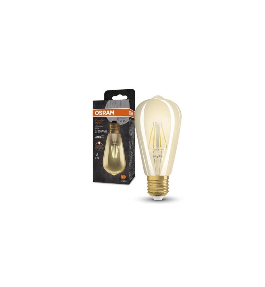 OSRAM - Vintage 1906 LED EDISON 4W, E27, Blanc chaud (WW)